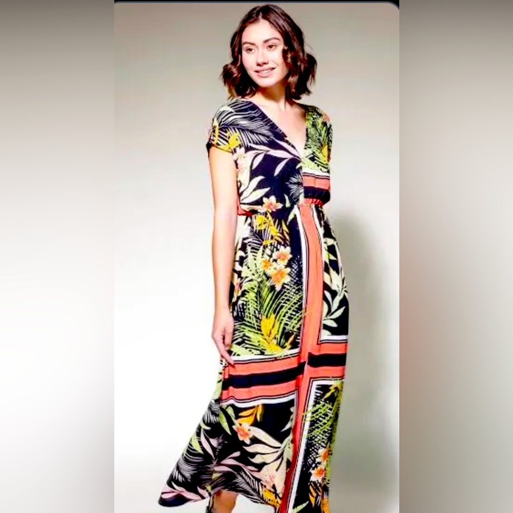 Pink Martini Sorrento Maxi Dress NWT SZ M
